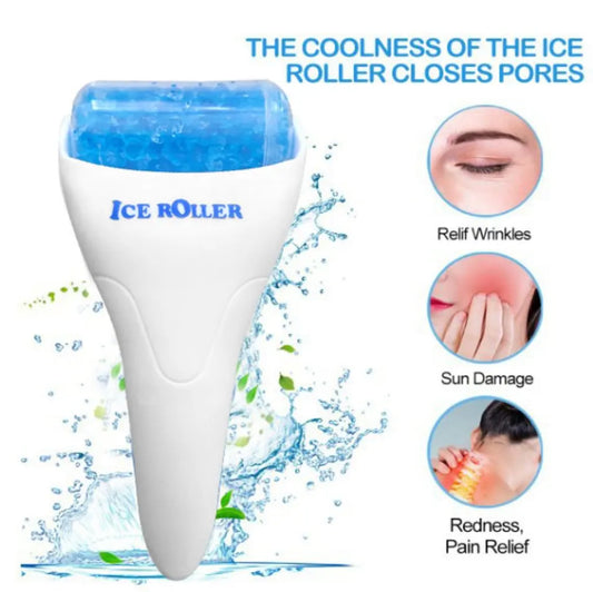 Reusable Ice roller Face massager, skin lifting tool, face lifting massage for muscle, Migraine & Pain Relief